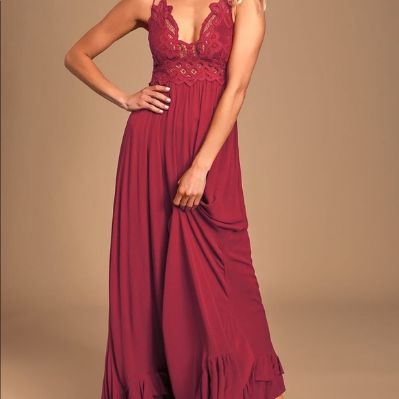 Free People Adella Lace Maxi Dress - Picture 5 of 5